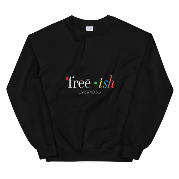Freeish Crewneck Unisex Sweatshirt (Black, Navy, Gray Available)