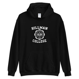 Hillman College Unisex Sweatshirt (Black & Maroon)